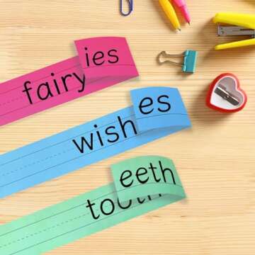 Juvale Colored Sentence Strips for Classroom Writing Supplies
