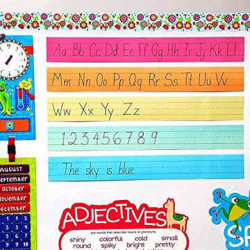 Juvale Colored Sentence Strips for Classroom Writing Supplies