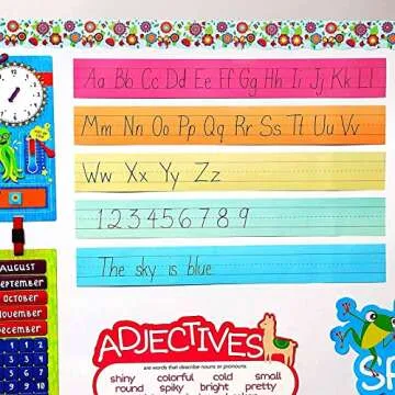 Juvale Colored Sentence Strips for Classroom Writing Supplies