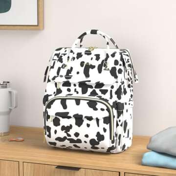 LOVEVOOK Laptop Backpack for Women 15.6 Inch, Teacher Purse Water-resistant Travel with USB Charging...