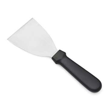 New Star Foodservice 38323 Plastic Handle Slant Edge Grill Scrapers, 4 by 8.5-Inch, Black