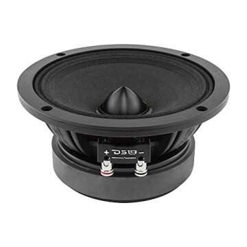 DS18 PRO-ZXI6.4BM 6.5" 600W Midrange Audio Speaker