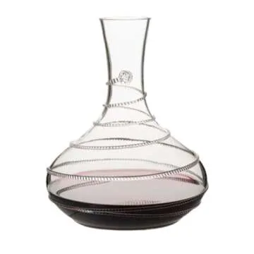Juliska Amalia Wine Decanter - Artistic Lead-Free Glassware for a Stylish Table
