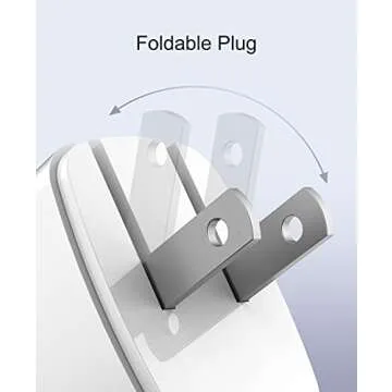 USB C Super Fast Charger,Foldable Dual-Port 30W PD Wall Charger Fast Charging for Samsung Galaxy S23...