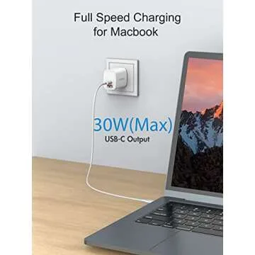 USB C Super Fast Charger,Foldable Dual-Port 30W PD Wall Charger Fast Charging for Samsung Galaxy S23/ S23 Ultra/Z fold4/ A53 5G/ S22/ S22+/ Z Flip3/Z Fold3/S21 FE/Pixel 7 (Cable not Included)