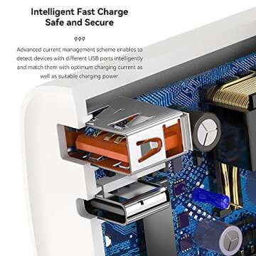 USB C Super Fast Charger,Foldable Dual-Port 30W PD Wall Charger Fast Charging for Samsung Galaxy S23/ S23 Ultra/Z fold4/ A53 5G/ S22/ S22+/ Z Flip3/Z Fold3/S21 FE/Pixel 7 (Cable not Included)