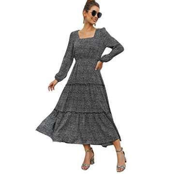 Floral Print Maxi Dress for Women - SweatyRocks