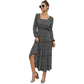 Floral Print Maxi Dress for Women - SweatyRocks