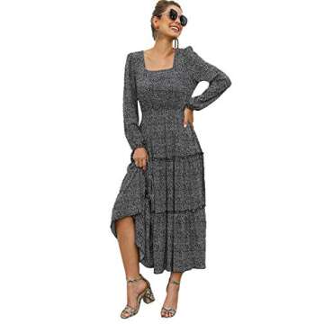 Floral Print Maxi Dress for Women - SweatyRocks