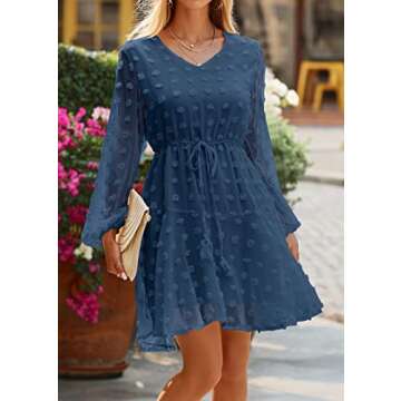KIRUNDO Flowy Mini Dress - Elegant Summer Style for Women