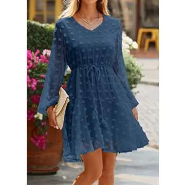 KIRUNDO Flowy Mini Dress - Elegant Summer Style for Women