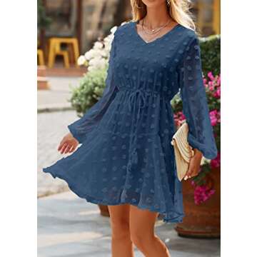 KIRUNDO Flowy Mini Dress - Elegant Summer Style for Women