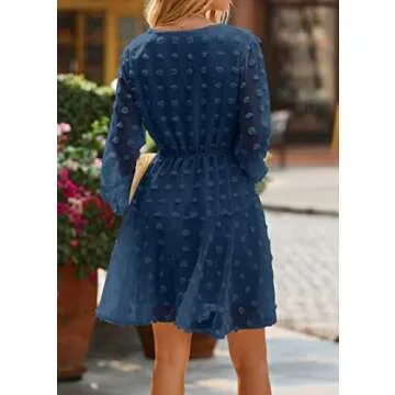 KIRUNDO Flowy Mini Dress - Elegant Summer Style for Women