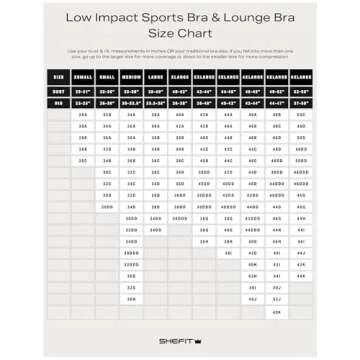 SHEFIT Low Impact Sports Bra for Women, Heathered Indigo, Medium