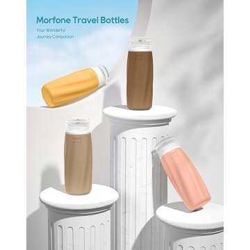 TSA Approved Travel Bottles Set for Toiletries