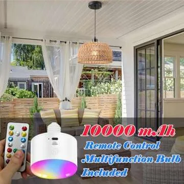 Stylish Battery Operated Pendant Light with Remote