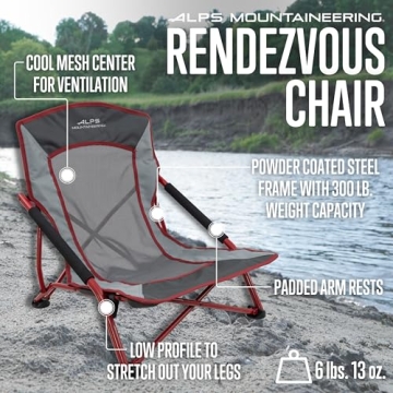 ALPS Mountaineering Low Camping Chair for Ultimate Comfort