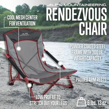 ALPS Mountaineering Low Camping Chair for Ultimate Comfort