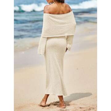 Chic Off Shoulder Summer Maxi Dress for Women