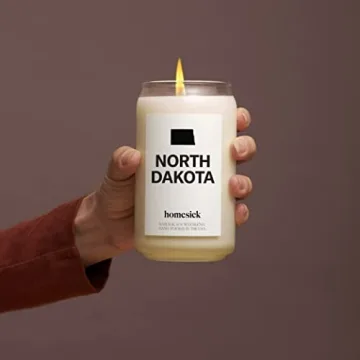 Homesick North Dakota Candle - 60-80 Hour Natural Aroma