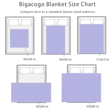 Bigacogo Chunky Knit Blanket Throw for Cozy Comfort