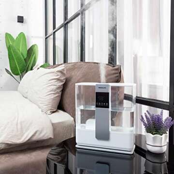 WIEKURT Smart Wi-Fi Enabled Cool Mist Humidifier 5000ml