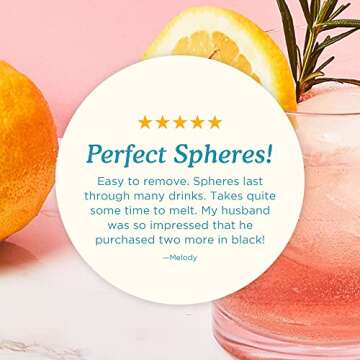 ZOKU Silicone Ice Sphere Molds - Elegant Ice Ball Makers