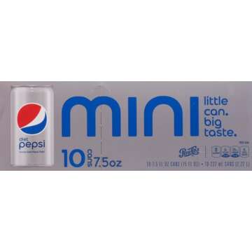 Delicious Diet Pepsi Mini Cans for Guilt-Free Refreshment