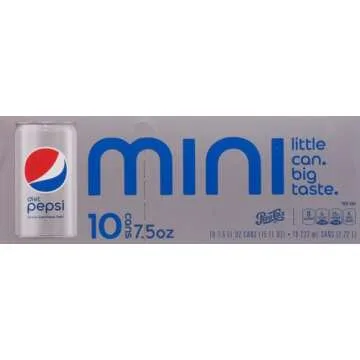 Delicious Diet Pepsi Mini Cans for Guilt-Free Refreshment