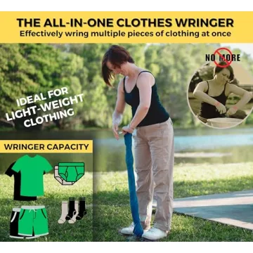 Dezitrek Ultra Light Clothes Wringer for Travel & Camping