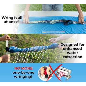 Dezitrek Ultra Light Clothes Wringer for Travel & Camping