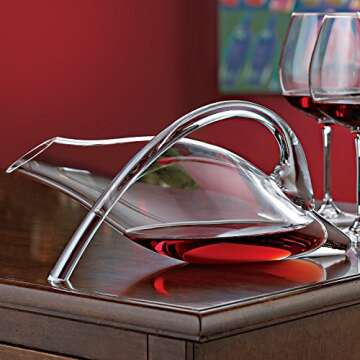 Wine Enthusiast Break-Resistant Fusion Duck Decanter