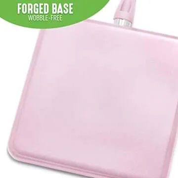 GreenLife Soft Grip Healthy Ceramic Nonstick, 11" Griddle Pan, PFAS-Free, Dishwasher Safe, Soft Pink