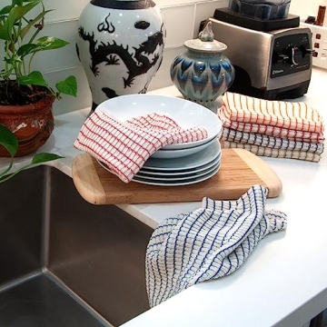 Soft & Durable Dish Cloths Made in America - 6 Pack