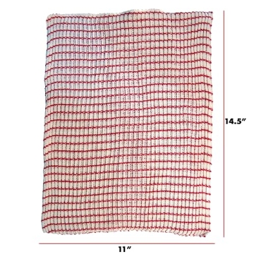 Soft & Durable Dish Cloths Made in America - 6 Pack