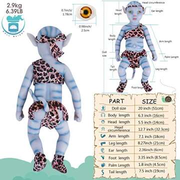 Vollence Avatar Realistic Silicone Reborn Boy Doll