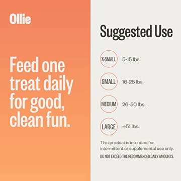 Ollie Dental Chews for Dogs - Fresh Breath & Healthy Teeth
