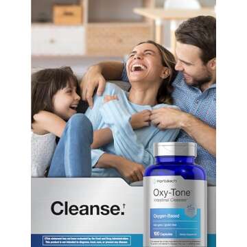 Horbäach Colon Cleanse | 100 Capsules | Non-GMO & Gluten Free Colon Cleanser Pills for Adults | with Ozonated Magnesium