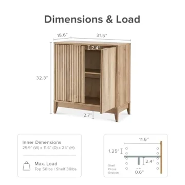 Stylish Mopio Brooklyn Storage Cabinet for Any Home