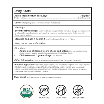 Natural Lolleez Organic Lollipops for Sore Throat Relief