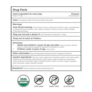 Natural Lolleez Organic Lollipops for Sore Throat Relief