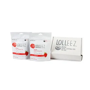 Natural Lolleez Organic Lollipops for Sore Throat Relief