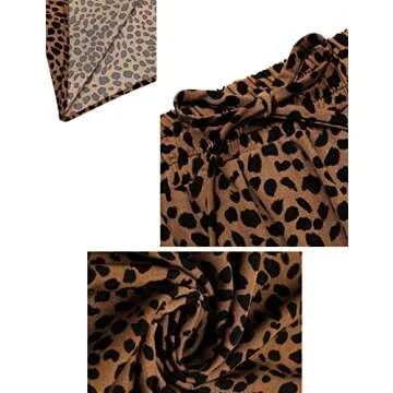 Bluetime Women Casual Elastic High Waist Maxi Skirts Lightweight Pleated Chiffon Flowy Boho Long Skirts (M, Floral15)