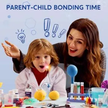 Klever Kits Jumbo Science Kits- 130+ Experiments Educational Toys, STEM Activities with Growing Crystal Tree, Fruit Circuits and Chemistry Set, Christmas Birthday Gifts for Kids