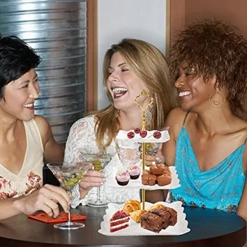 Elegant 3 Tiered Cake Stands for Parties and Events