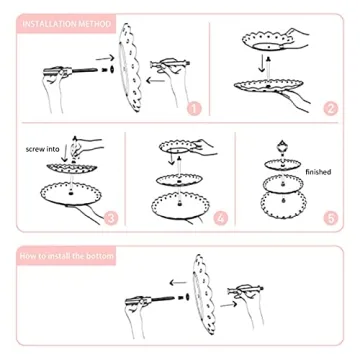 Elegant 3 Tiered Cake Stands for Parties and Events