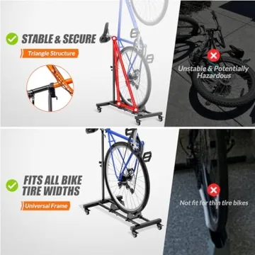 Sttoraboks Vertical Bike Stand for Easy Indoor Storage