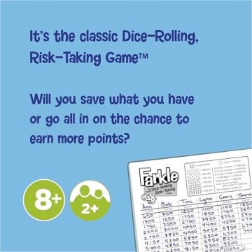 PlayMonster Farkle Classic Dice Game for Family Fun