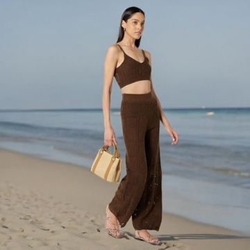 The Drop Diza Crochet Bralette for Summer Fashion