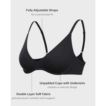 INLYRIC Women's Inbarely Plus Plunge Bra for Comfort